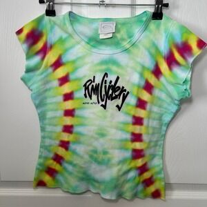 Ouray Tie Dye Graphic Tee‎ Rinciglery Moab Utah Short Sleeve Top Size M